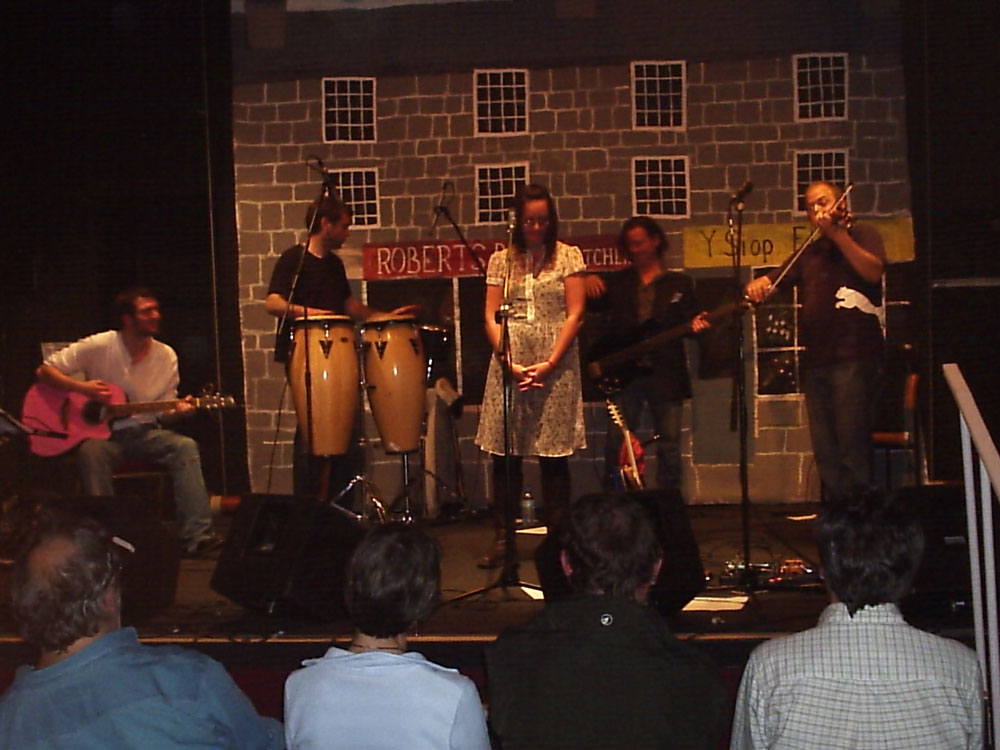 Performing at Sesiwn Fawr 2007