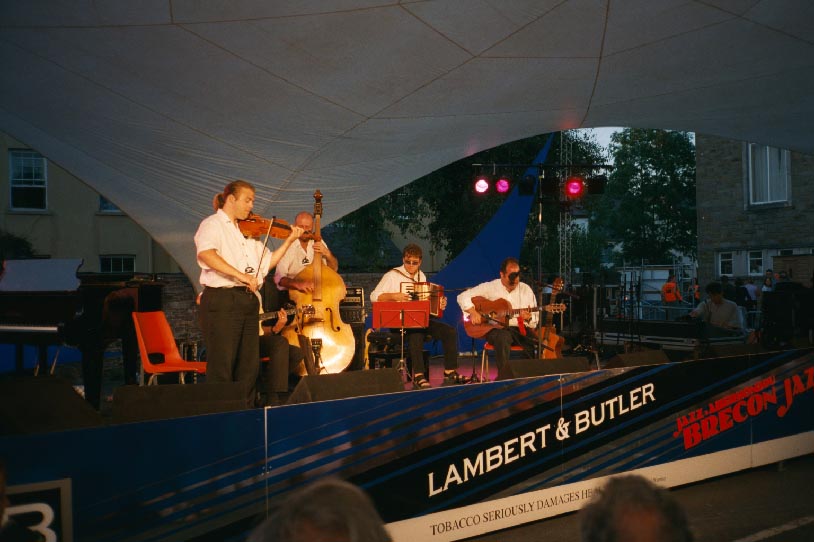 The Amigos at Brecon Jazz Festival 2000