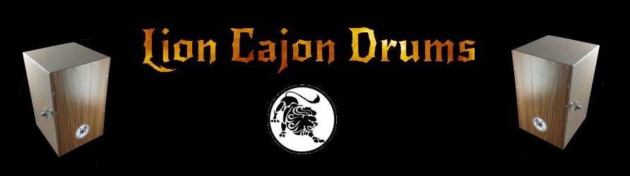 Lion Cajon Drum logo