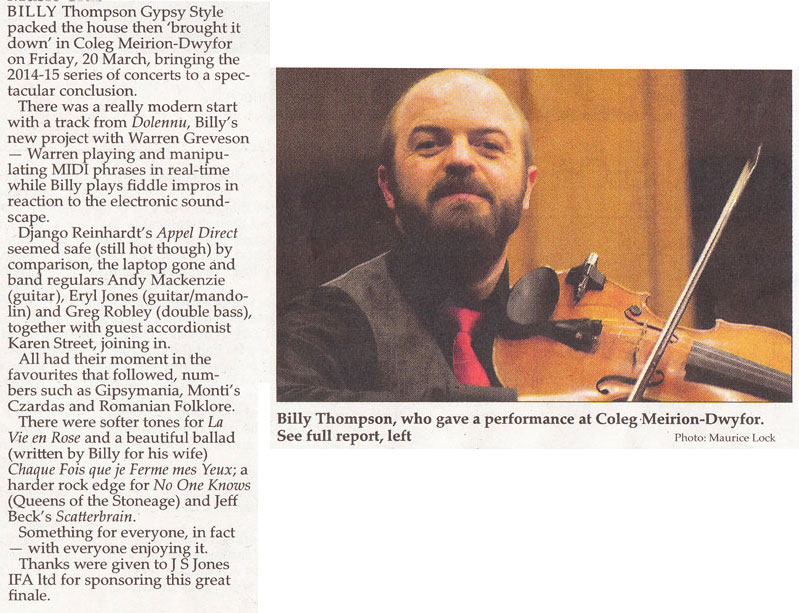 Cambrian News Reviews section photo